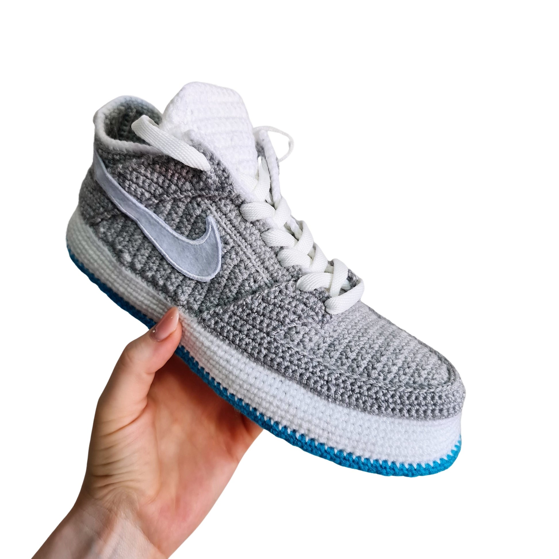 SB Dunk Low Air Mag Marty McFly Sneakers Crochet Slippers Plush - Byseay