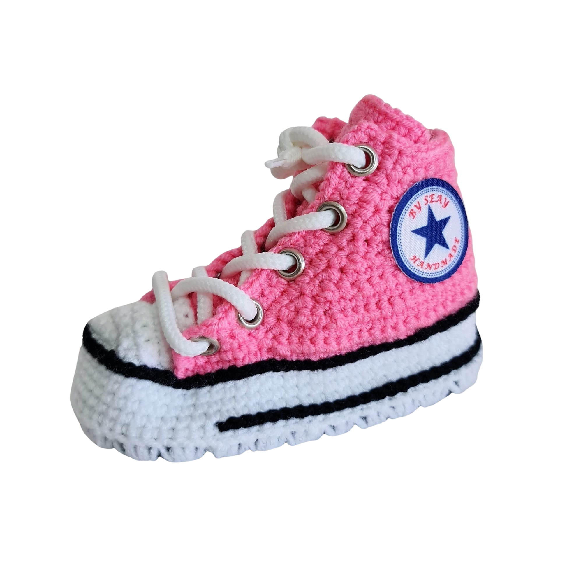 Canvas Baby Girl Pink Booties Plush Slippers Sneakers - Baby Shower Infant Newborn Cute Animal Socks - Toddler High Top Walker Soft Shoes