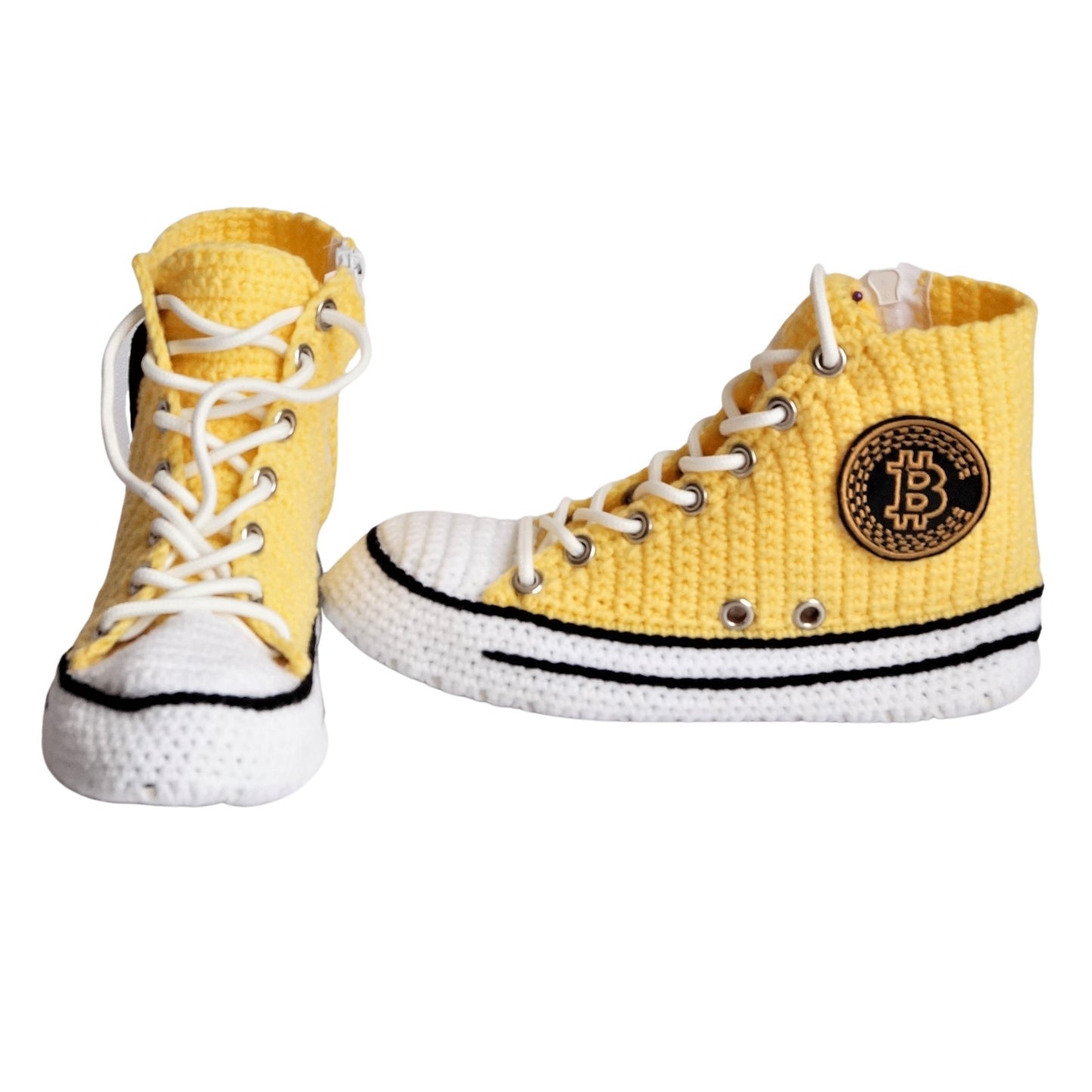 Bitcoin Converse Sneakers Slippers Chuck High Tops Plush Shoes - Byseay