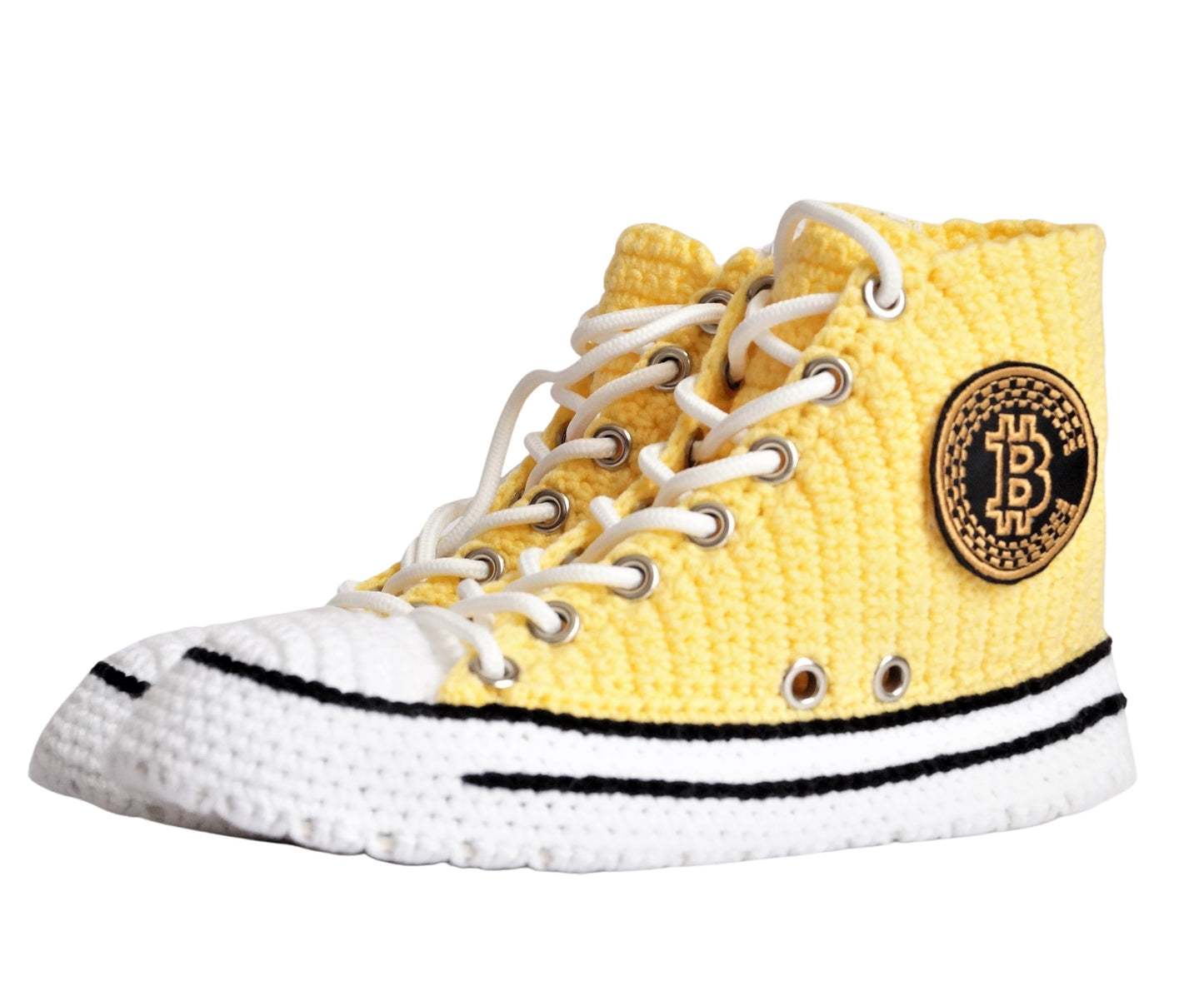 Bitcoin Converse Sneakers Slippers Chuck High Tops Plush Shoes - Byseay