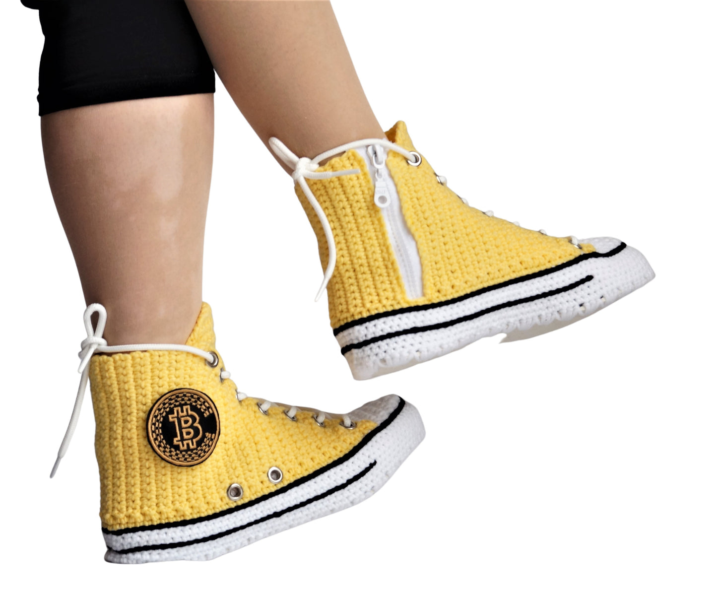 Bitcoin Converse Sneakers Slippers Chuck High Tops Plush Shoes - Byseay