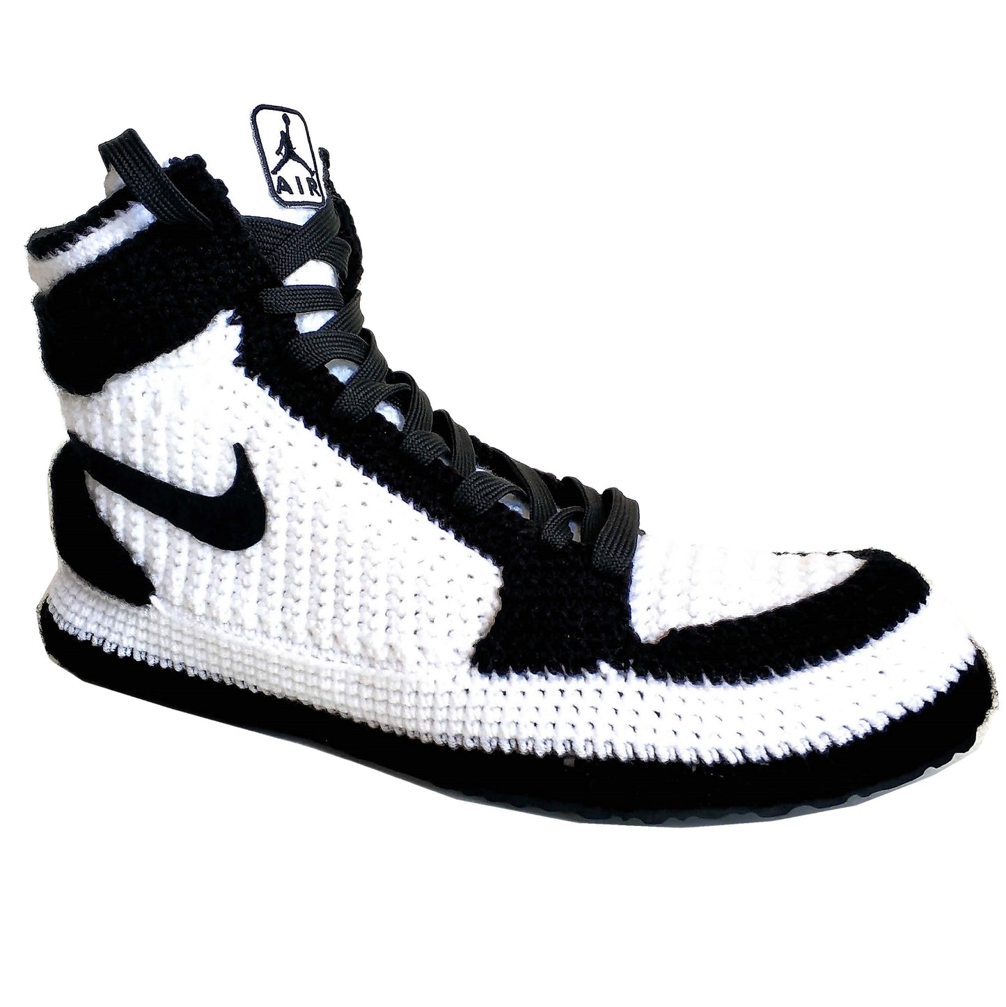 Ürünler Jordan Retro Black White Panda Sneakers Plush CustomÜrünler Jordan Retro Black White Panda Sneakers Plush Custom Basketball Shoes Crochet Slippers Basketball Shoes Crochet Slippers