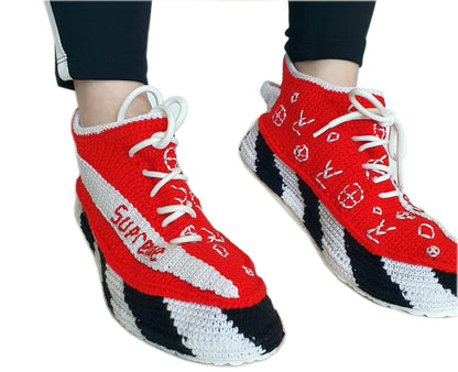 Sneakers Slippers Plush Soft Wool Casual Home Shoes - Byseay