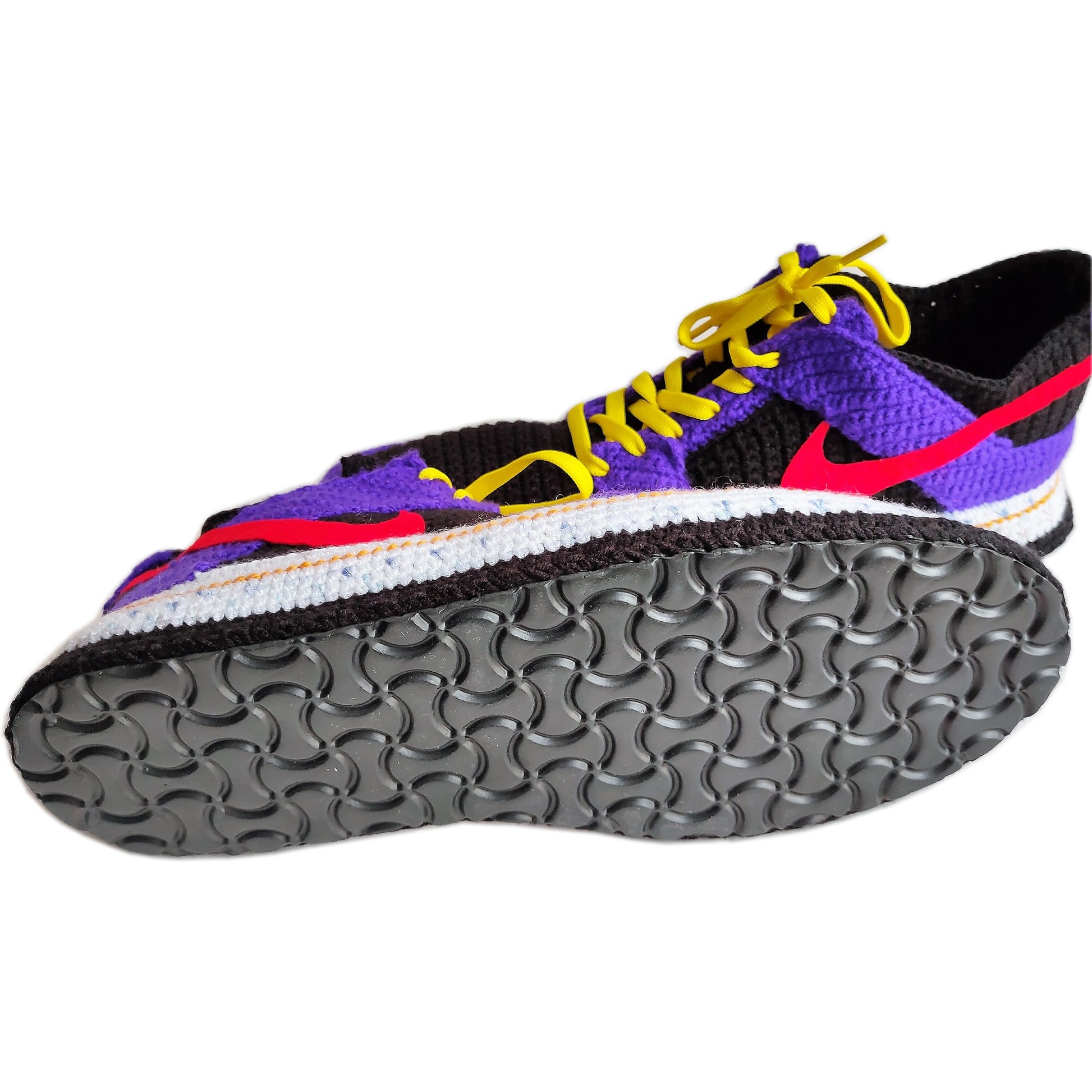 Jordan Dunk Low Purple Sneakers Plush Slippers - Byseay