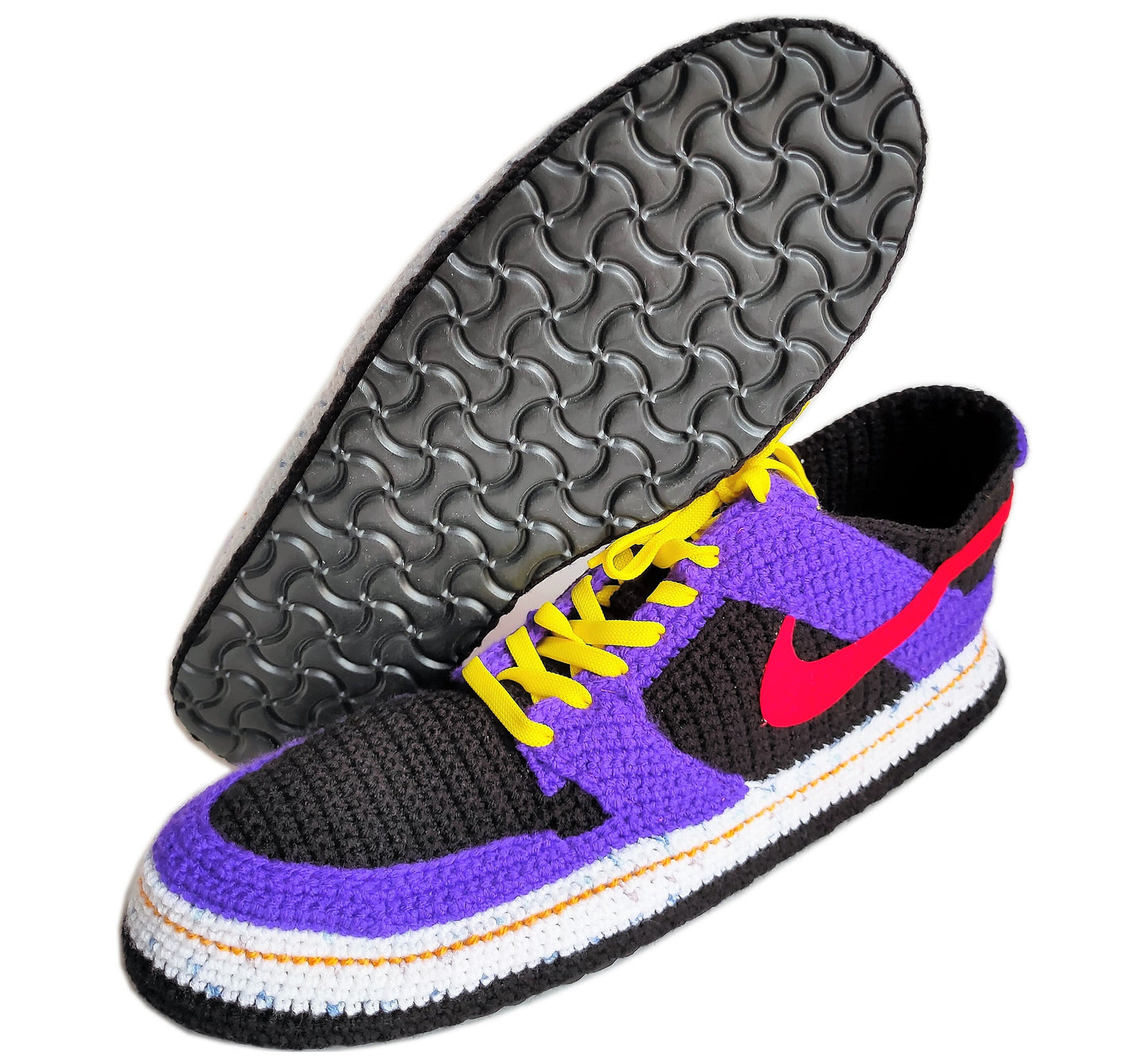 Jordan Dunk Low Purple Sneakers Plush Slippers - Byseay