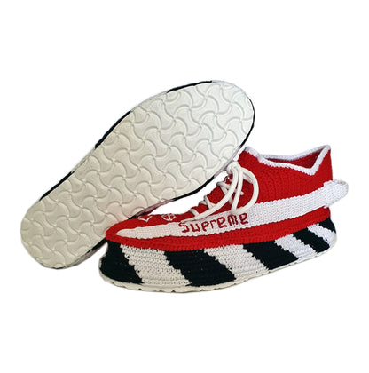 Sneakers Slippers Plush Soft Wool Casual Home Shoes - Byseay