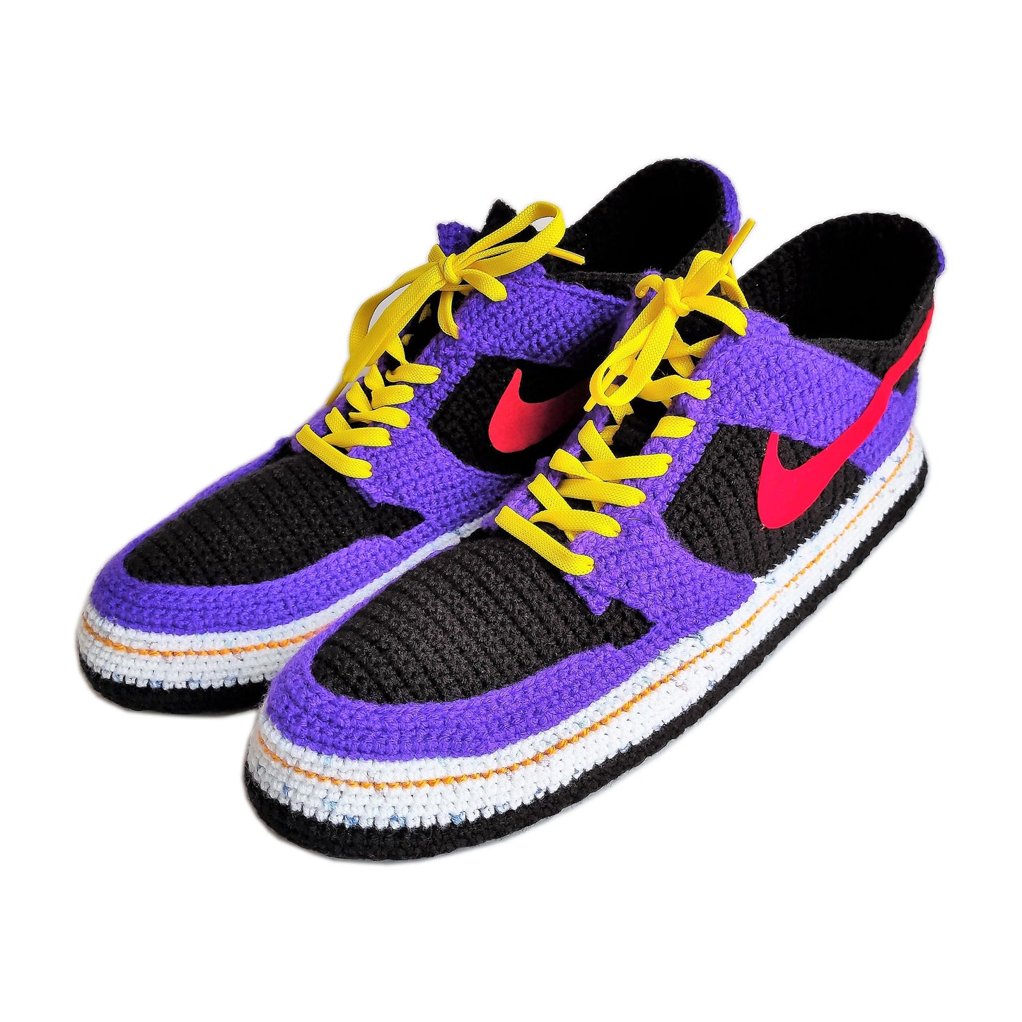 Jordan Dunk Low Purple Sneakers Plush Slippers - Byseay