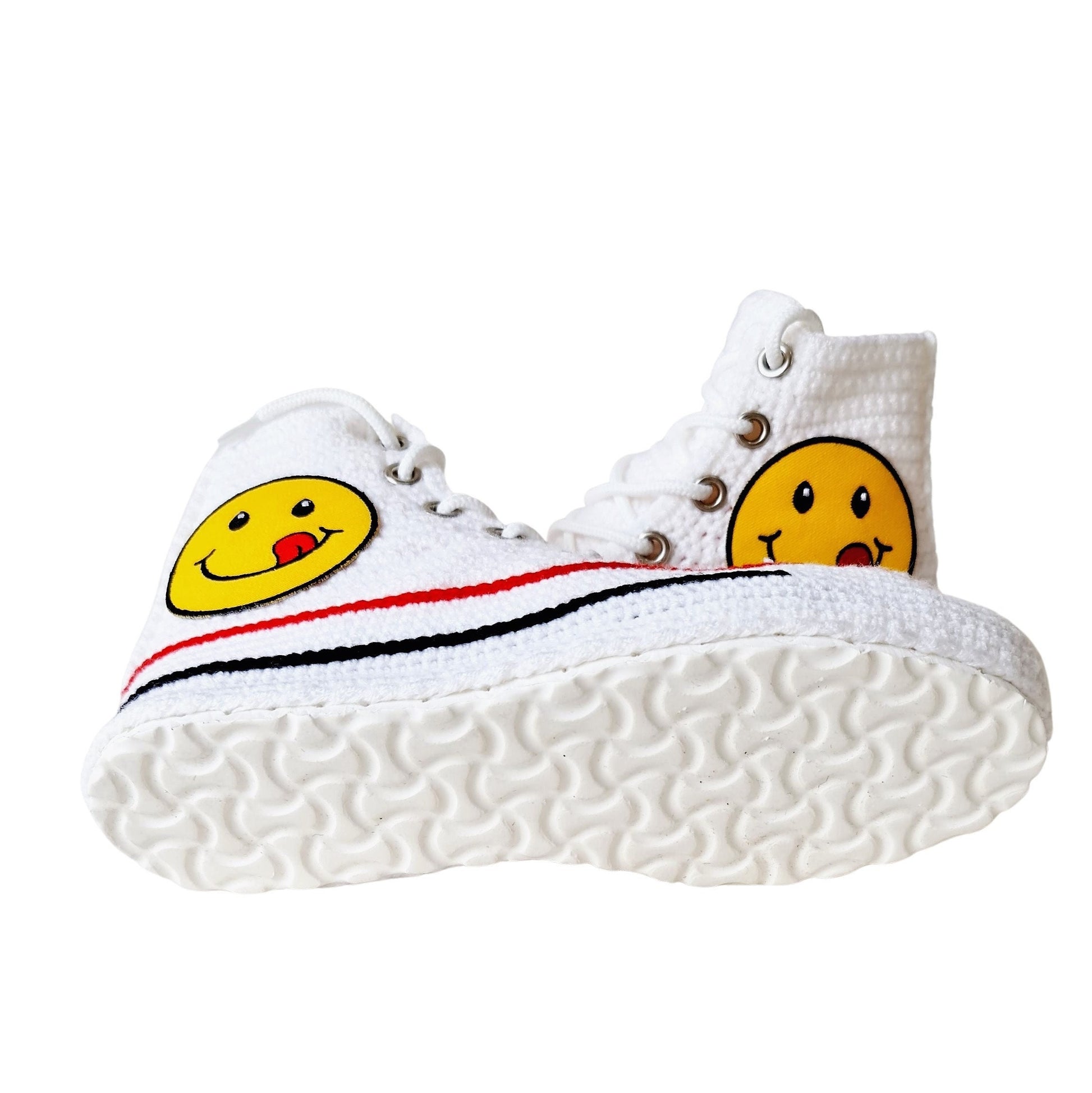 Classic Converse Shoes Emoji Casual Sneakers Custom Slippers Cotton Plush Soft - Byseay