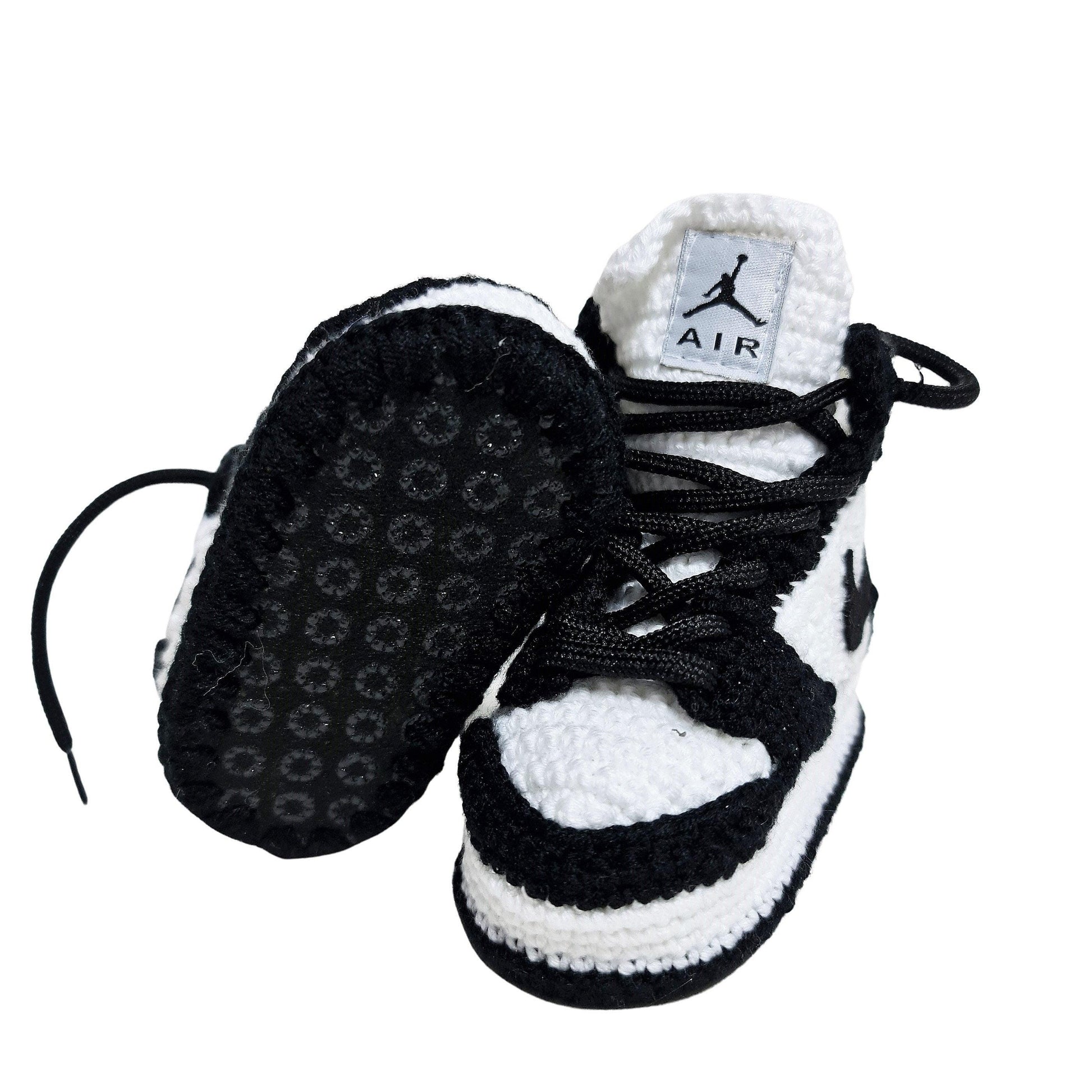 Baby Crochet Kids' Toddler Jordan Retro Slippers Basketball Soft Newborn Sneakers Booties - Byseay