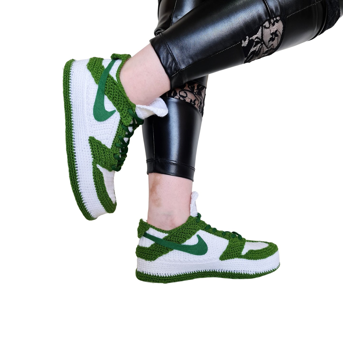 Dunk Low Green Sneakers Jordan Plush Slippers Custom House Shoes - Byseay