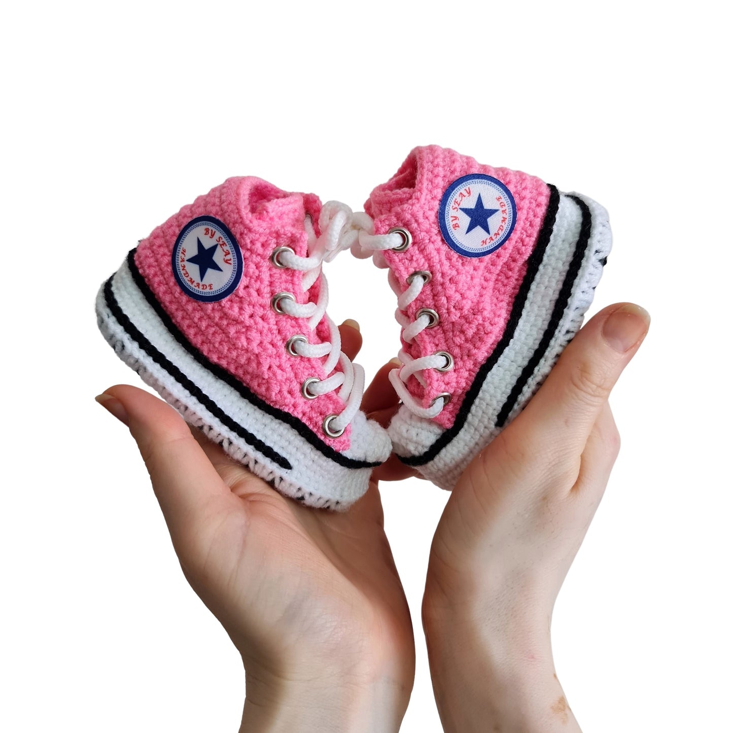 Pink Baby Booties Natural Cotton Slippers Sneakers, Newborn Wool Dress Crochet Organic Winter Socks, Toddler Cute Fluffy Plush Soft Shoes