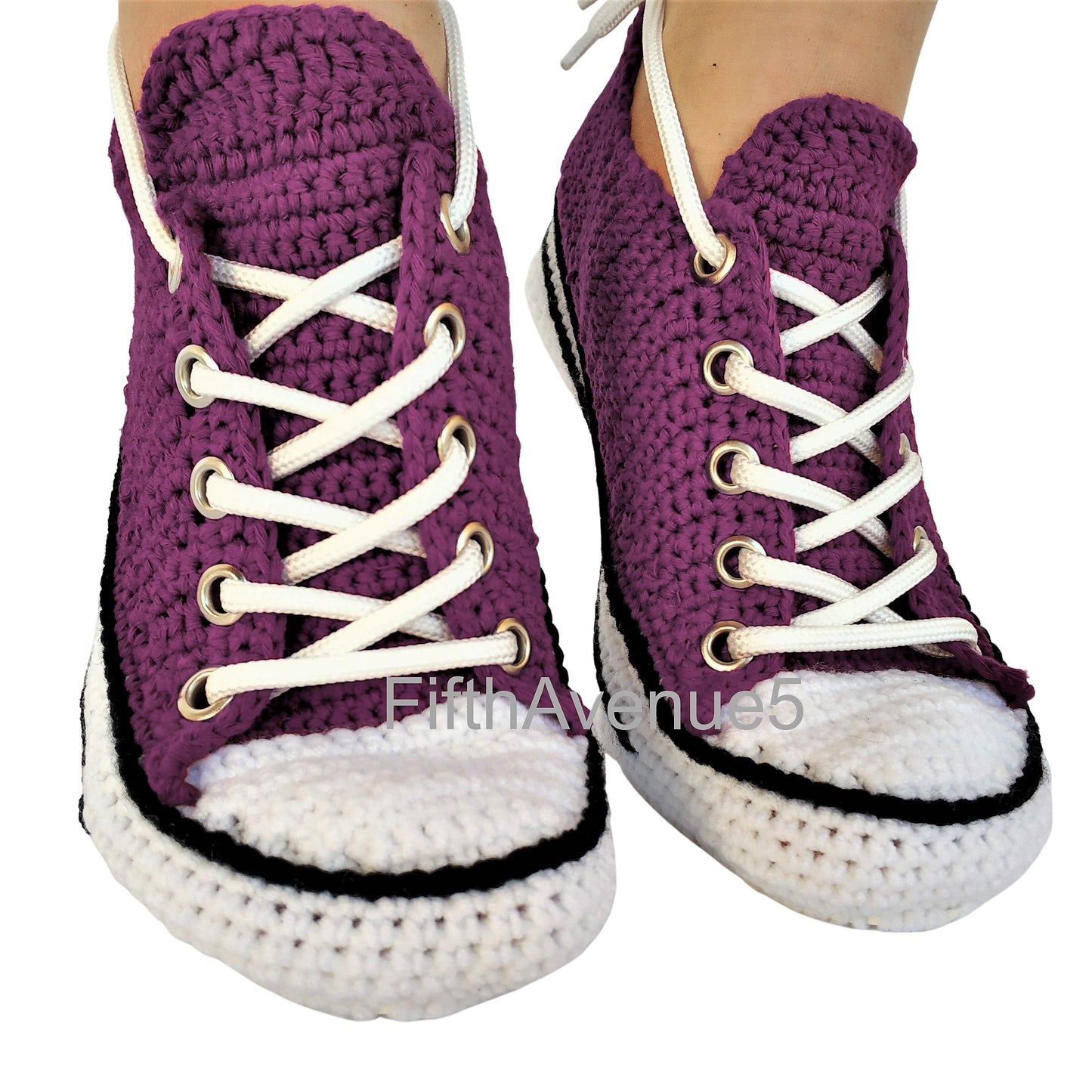 Purple Converse Low Tops Sneakers Slippers Plush Shoes