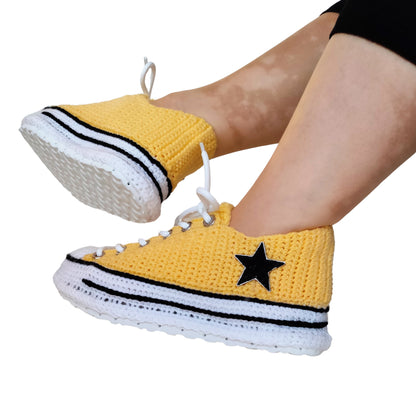 High Quality Slippers Women Wool /Men Slippers Hygge, Handmade Comfortable Casual House Slippers, Custom Converse Style House Booties